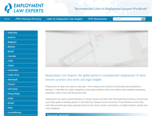 Tablet Screenshot of employment-lawexperts.com